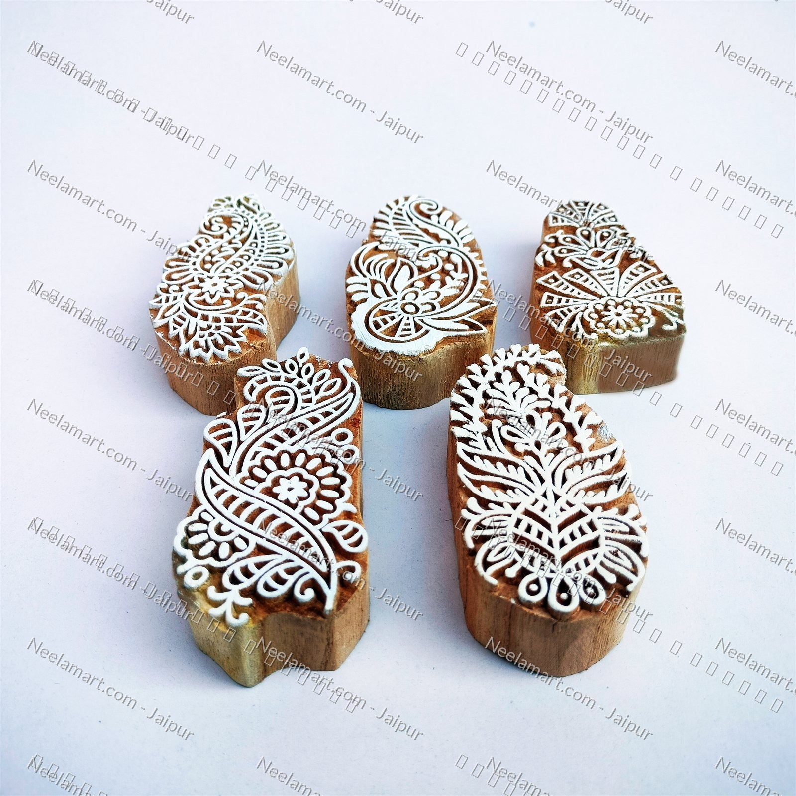 Assorted Traditional Buti Print Set printed impression